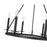 Millennium Lighting Florence 6Lt Chandelier, Black