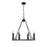 Millennium Lighting Florence 8Lt Chandelier, Black - 46708-MB