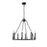 Millennium Lighting Florence 8Lt Chandelier, Black