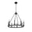 Millennium Lighting Florence 8Lt Chandelier, Black