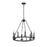 Millennium Lighting Florence 8Lt Chandelier, Black