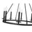 Millennium Lighting Florence 8Lt Chandelier, Black
