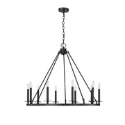 Millennium Lighting Florence 1Lt Chandelier, Black - 46710-MB