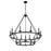 Millennium Lighting Florence 15Lt Chandelier, Black