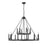Millennium Lighting Florence 18Lt Chandelier, Black - 46718-MB