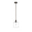 Millennium Asheville 1Lt Pendant, Rubbed Bronze/Clear - 46901-RBZ