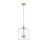 Millennium Lighting Asheville 3Lt Pendant, Modern Gold/Clear