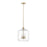Millennium Lighting Asheville 3Lt Pendant, Modern Gold/Clear