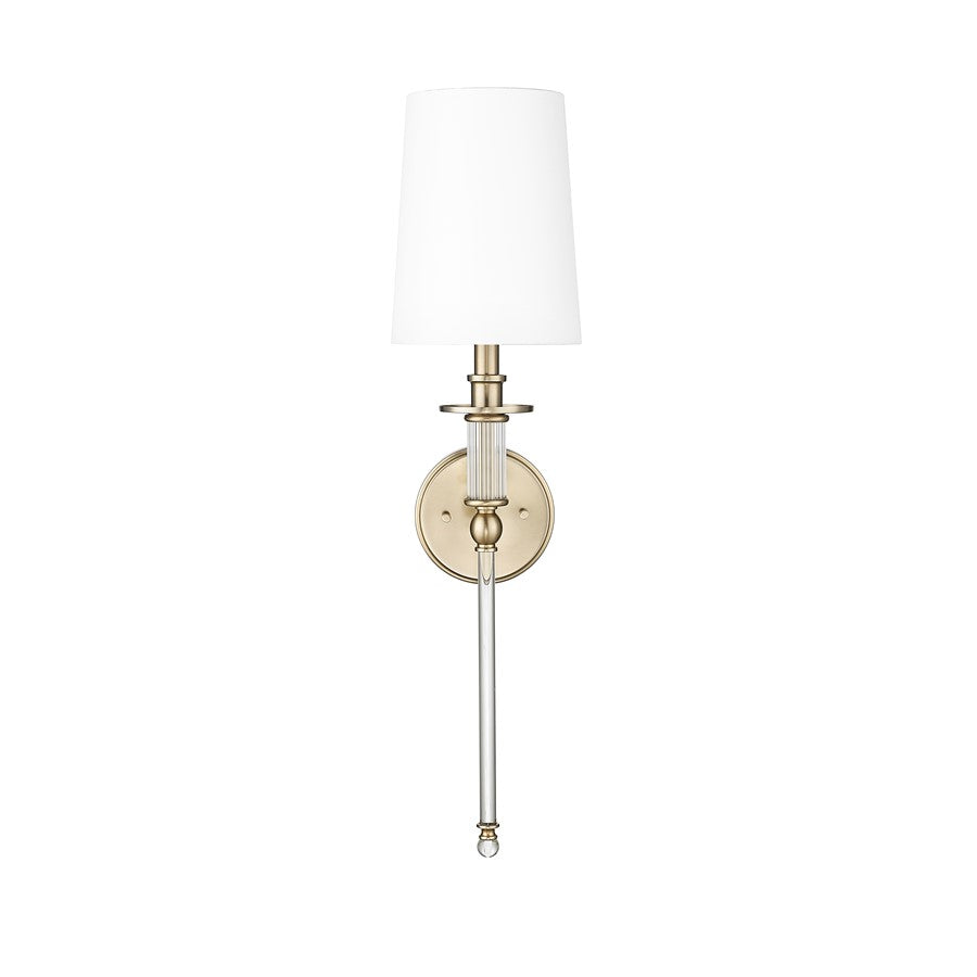 Millennium Lighting 1Lt Wall Sconce/Round, Modern Gold/White - 46981-MG