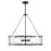 Millennium Lighting Bennetti 5Lt 25" Pendant, Black/Water