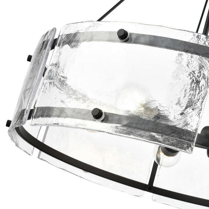 Millennium Lighting Bennetti 5Lt 25" Pendant, Black/Water