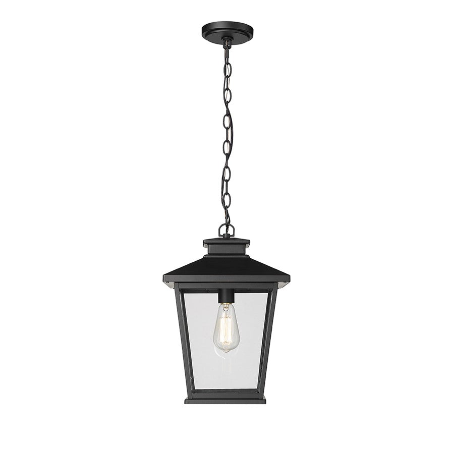 Millennium Lighting Bellmon 1Lt Outdoor Hanging Lantern, Black - 4722-PBK
