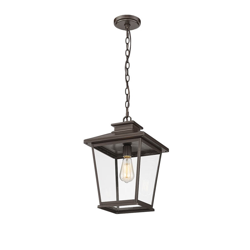 Millennium Lighting Bellmon 1Lt Outdoor Pendant, Coated Bronze
