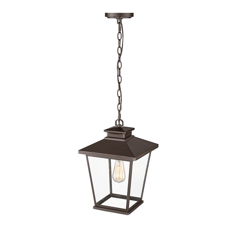 Millennium Lighting Bellmon 1Lt Outdoor Pendant, Coated Bronze