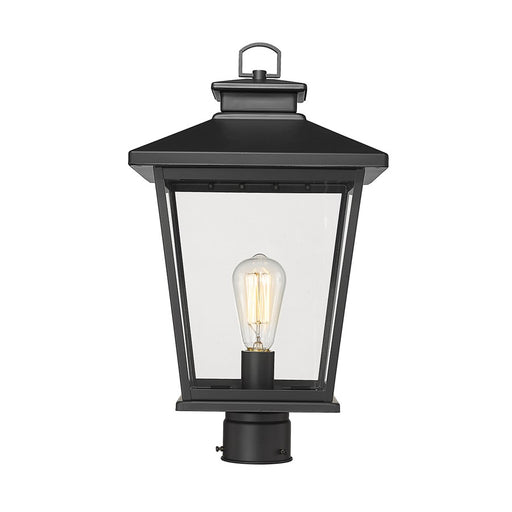Millennium Lighting Bellmon 1Lt Outdoor Post Lantern, Black - 4723-PBK
