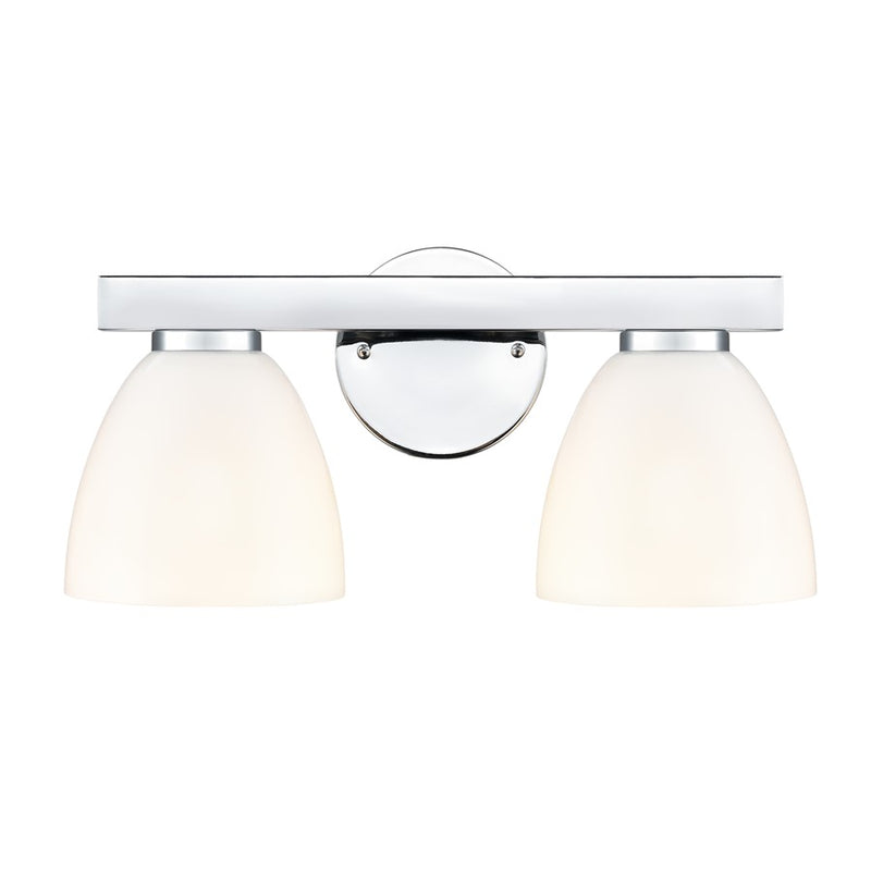 Millennium Lighting Apria 2Lt 16" Vanity, Polished Chrome/Opal