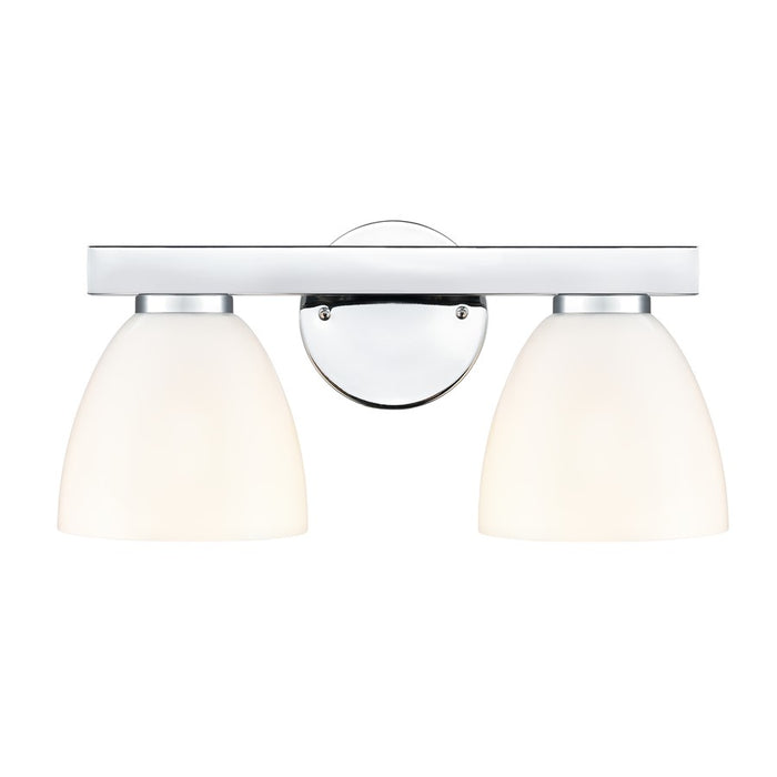 Millennium Lighting Apria 2Lt 16" Vanity, Polished Chrome/Opal