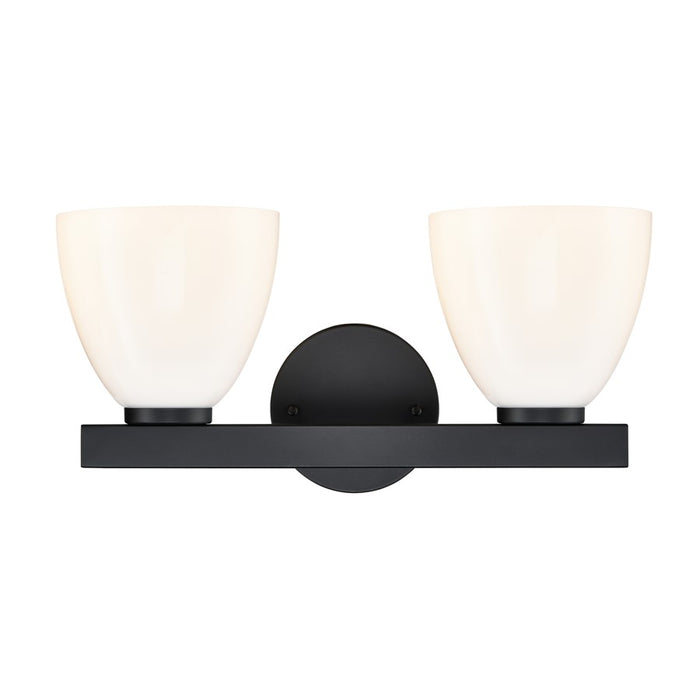Millennium Lighting Apria 2Lt 16" Vanity, Black/Opal