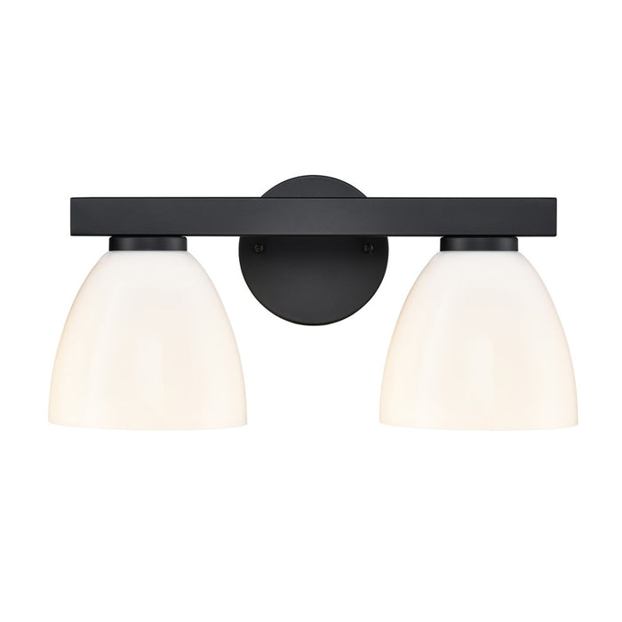 Millennium Lighting Apria 2Lt 16" Vanity, Black/Opal