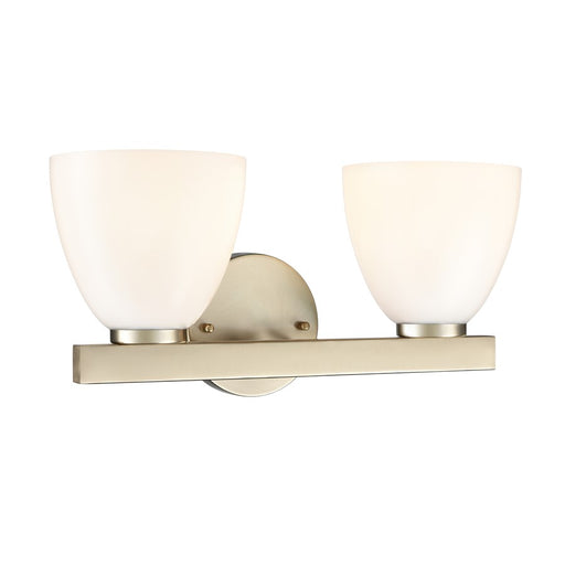 Millennium Lighting Apria 2Lt 16" Vanity, Modern Gold/Opal - 49002-MG