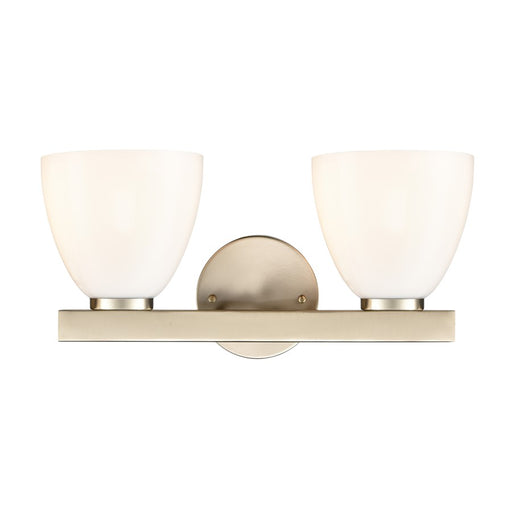 Millennium Lighting Apria 2Lt 16" Vanity, Modern Gold/Opal