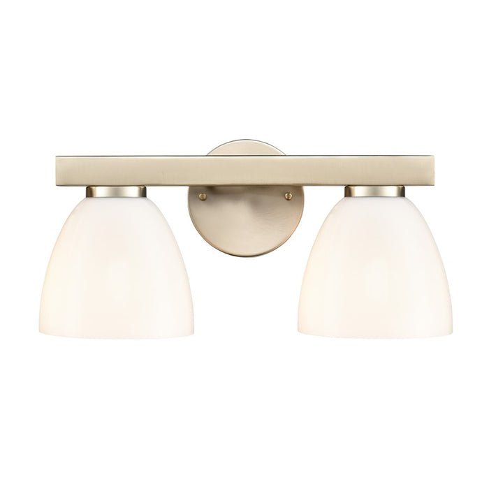 Millennium Lighting Apria 2Lt 16" Vanity, Modern Gold/Opal