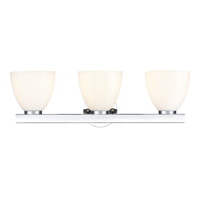 Millennium Lighting Apria 3Lt 24" Vanity, Polished Chrome/Opal
