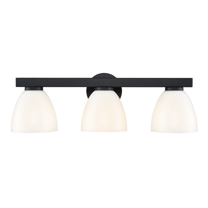 Millennium Lighting Apria 3Lt 24" Vanity, Black/Opal
