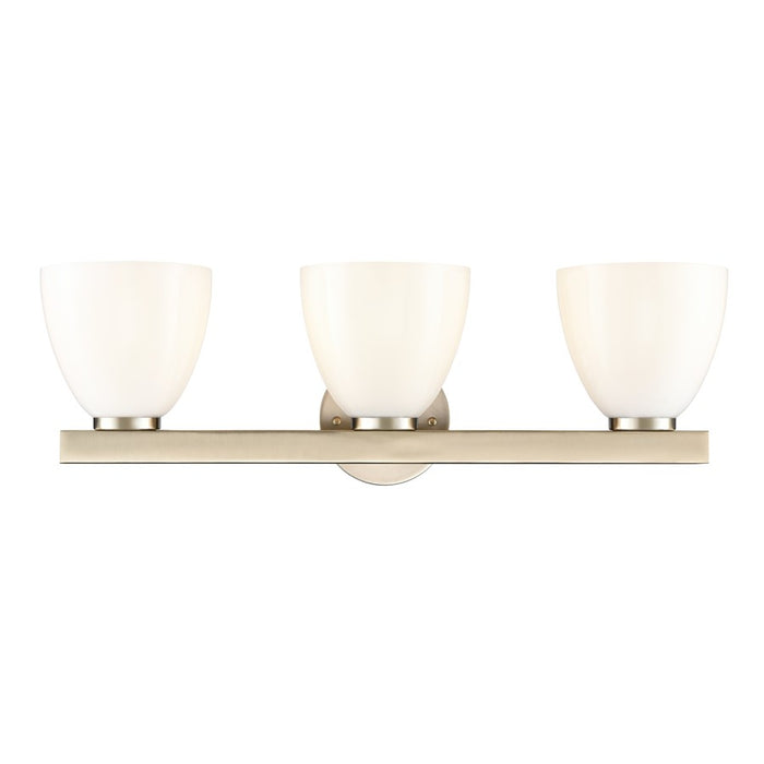 Millennium Lighting Apria 3Lt 24" Vanity, Modern Gold/Opal
