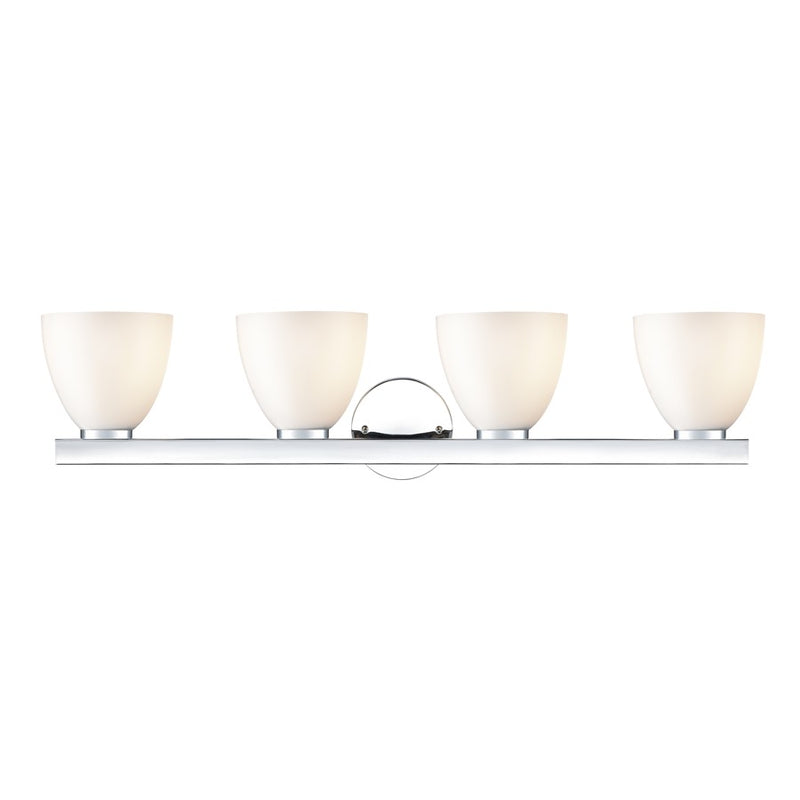 Millennium Lighting Apria 4Lt 33" Vanity, Polished Chrome/Opal