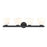Millennium Lighting Apria 4Lt 33" Vanity, Black/Opal