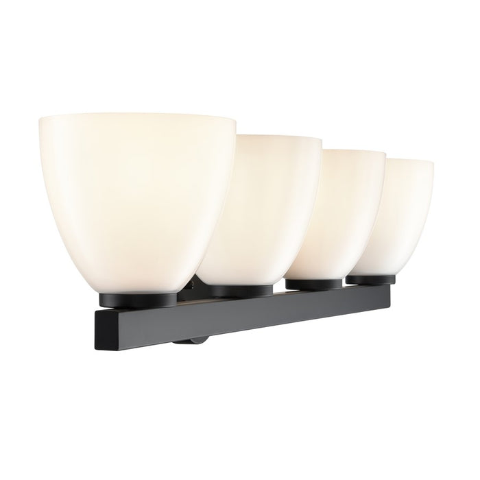 Millennium Lighting Apria 4Lt 33" Vanity, Black/Opal