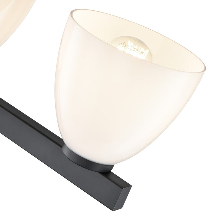 Millennium Lighting Apria 4Lt 33" Vanity, Black/Opal