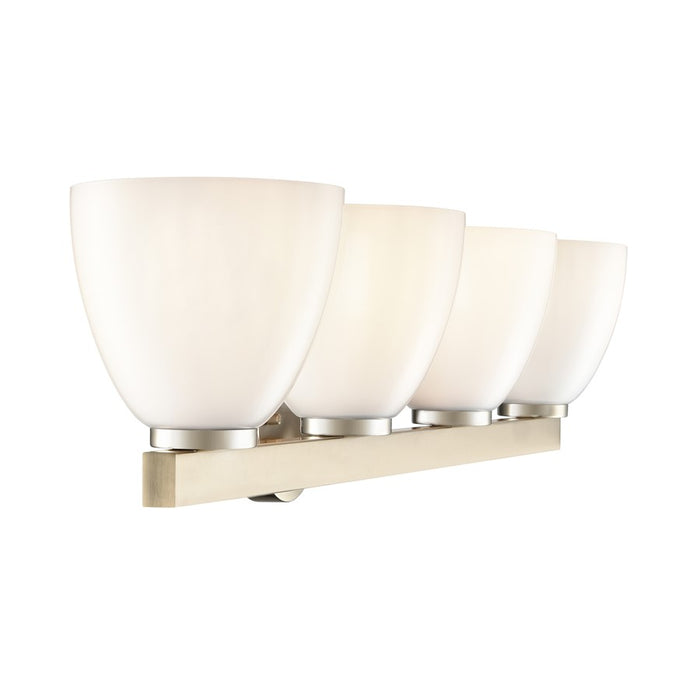 Millennium Lighting Apria 4Lt 33" Vanity, Modern Gold/Opal