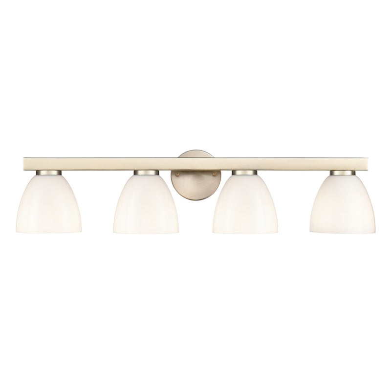 Millennium Lighting Apria 4Lt 33" Vanity, Modern Gold/Opal