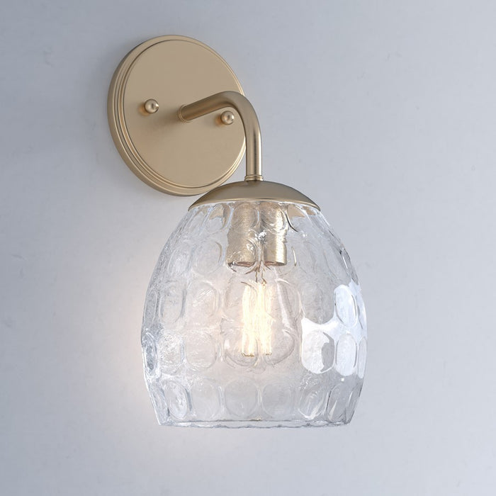 Millennium Lighting Gallos 1 Light Wall Sconce, Modern Gold