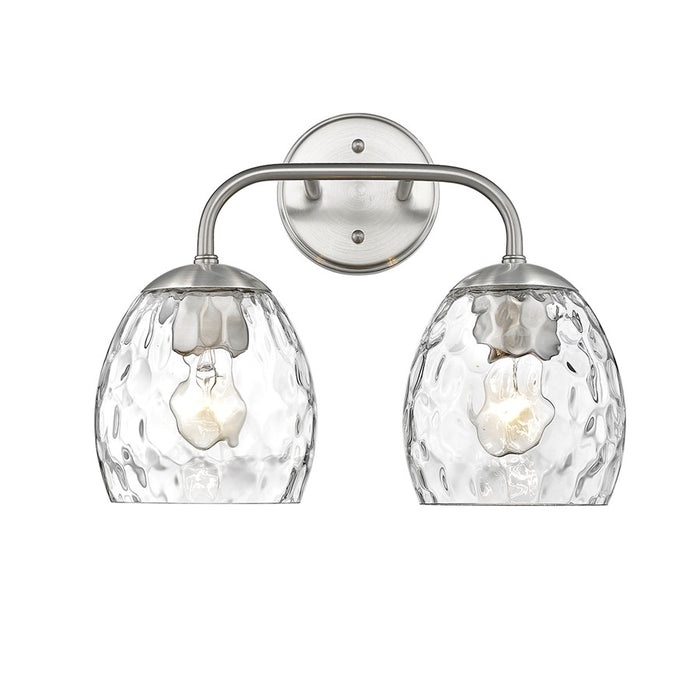 Millennium Lighting Gallos 2Lt Bathroom Vanity Light, Nickel - 498002-BN