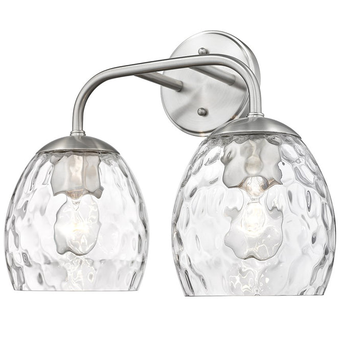 Millennium Lighting Gallos 2Lt Bathroom Vanity Light, Nickel
