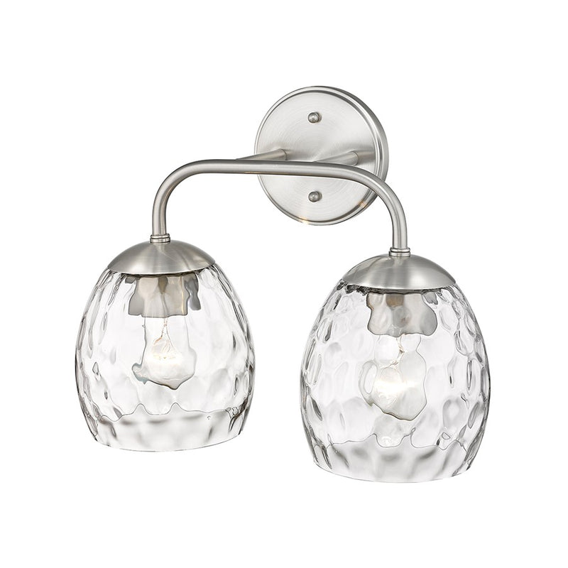 Millennium Lighting Gallos 2Lt Bathroom Vanity Light, Nickel