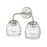 Millennium Lighting Gallos 2Lt Bathroom Vanity Light, Nickel