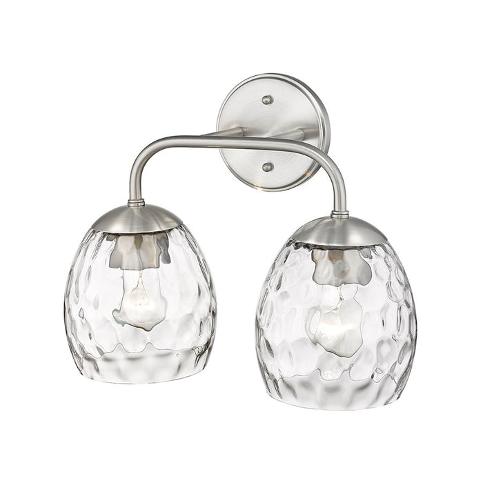 Millennium Lighting Gallos 2Lt Bathroom Vanity Light, Nickel