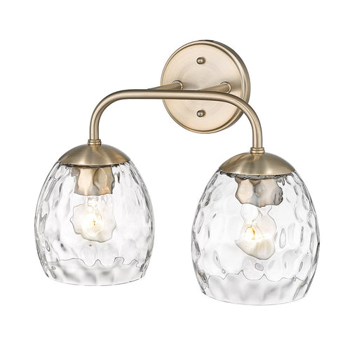 Millennium Lighting Gallos 2Lt Bathroom Vanity Light, Modern Gold