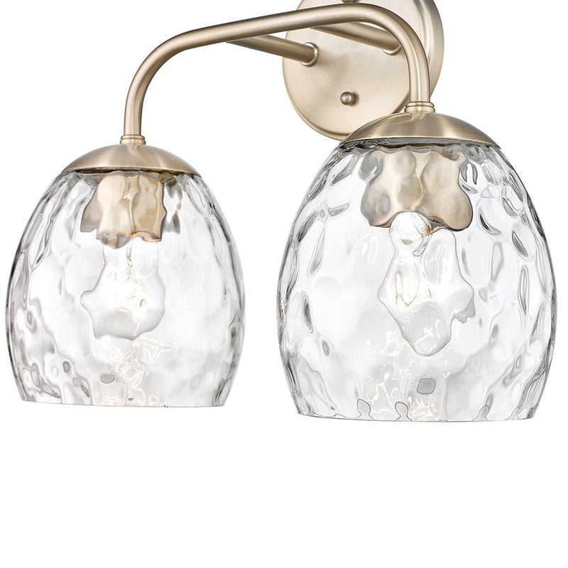 Millennium Lighting Gallos 2Lt Bathroom Vanity Light, Modern Gold