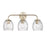 Millennium Lighting Gallos 3Lt Vanity, Modern Gold - 498003-MG