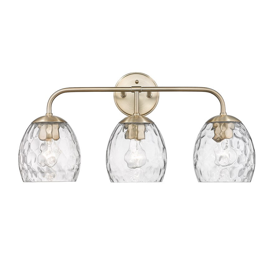 Millennium Lighting Gallos 3Lt Vanity, Modern Gold - 498003-MG