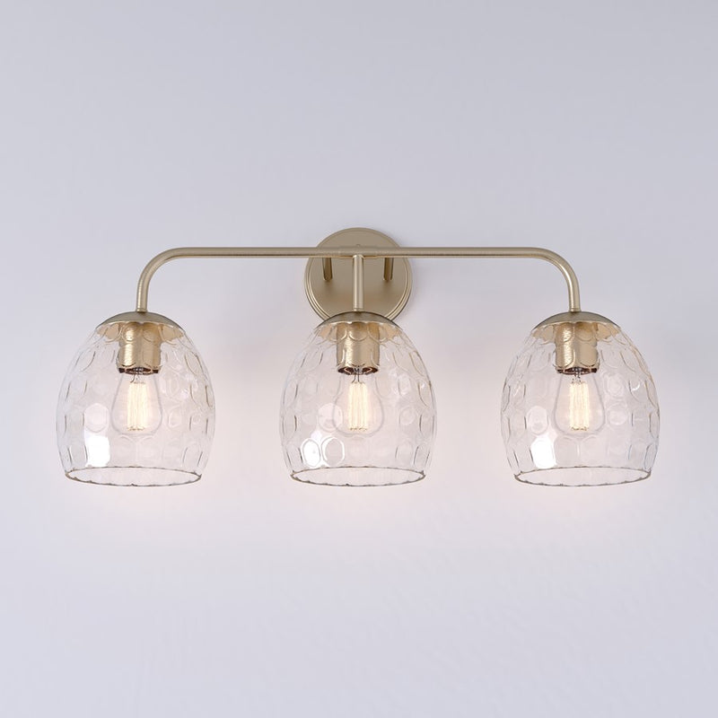Millennium Lighting Gallos 3Lt Vanity, Modern Gold