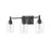Millennium Lighting Arlett 3Lt Vanity, Black/Clear