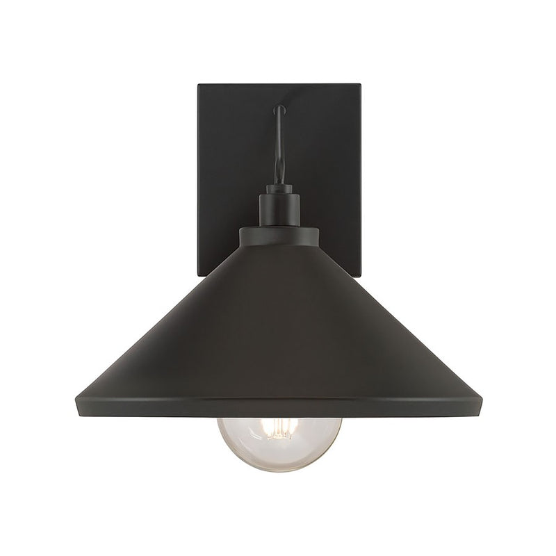 Millennium Lighting Vectra 1Lt 9" Outdoor Wall Sconce, Coated Black