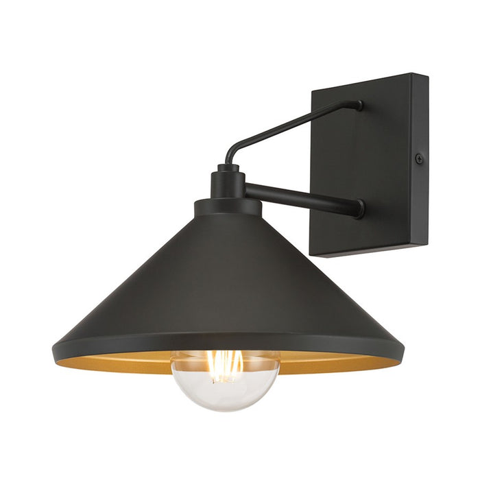Millennium Lighting Vectra 1Lt 9" Outdoor Wall Sconce, Coated Black