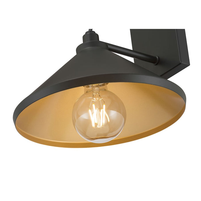 Millennium Lighting Vectra 1Lt 9" Outdoor Wall Sconce, Coated Black